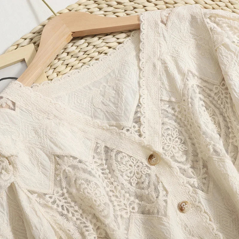 Romantisk kimono med broderier